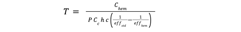 formula per stimare in modo preliminare tempo di rientro di un motore elettrico a inverter